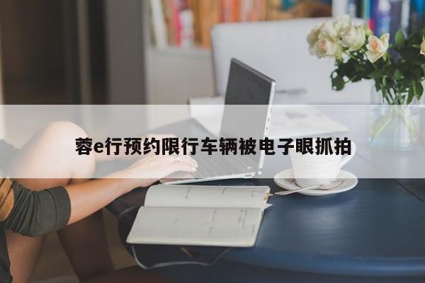 蓉e行预约限行车辆被电子眼抓拍